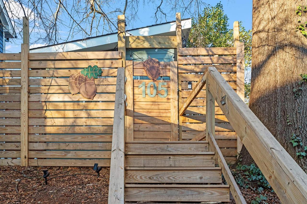The Acorn - Tiny House In Historic Oakwood Villa Ралей Екстериор снимка